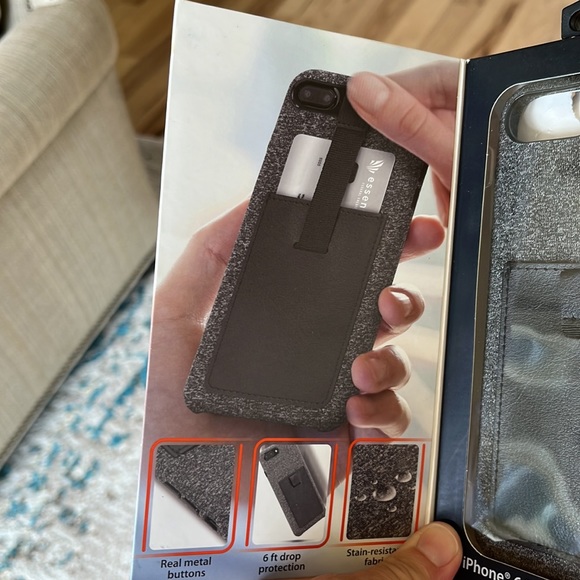 Blackweb IPhone Wallet Card Case IPhone 7S Plus 7 Plus 6 Plus 6S Plus - Picture 7 of 8